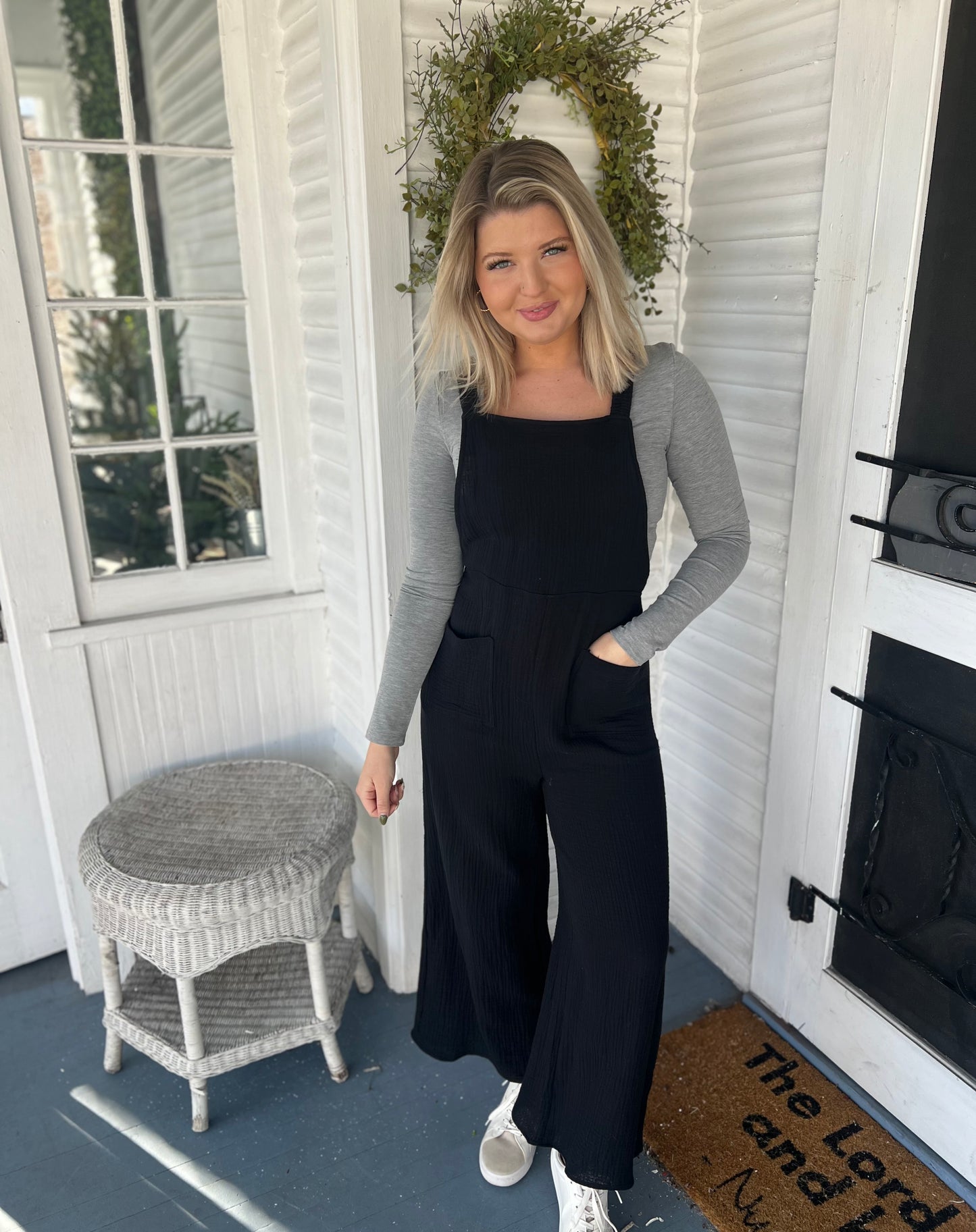 Hot Shot Gauze Jumpsuit