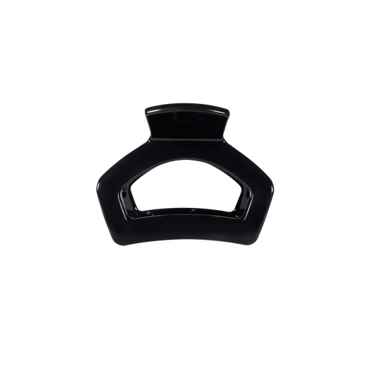 Open Jet Black Hair Clip