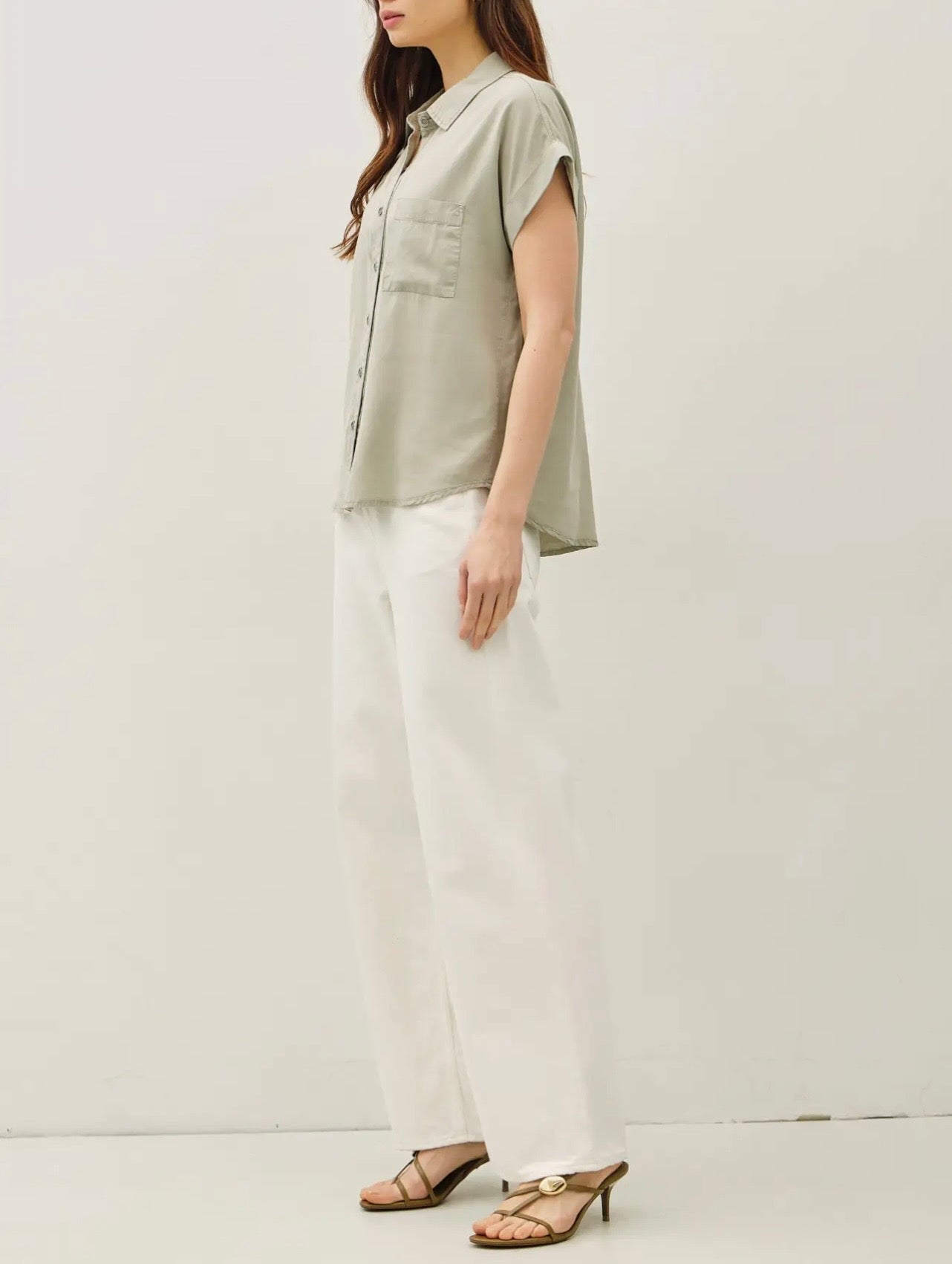 Tencel SS Button Down Shirt