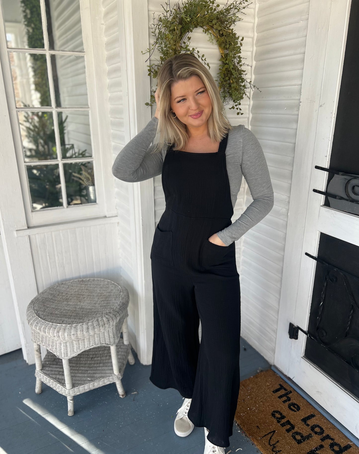 Hot Shot Gauze Jumpsuit