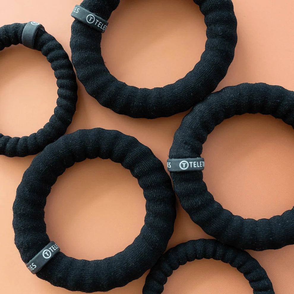 Jet Black Nylon Teleties