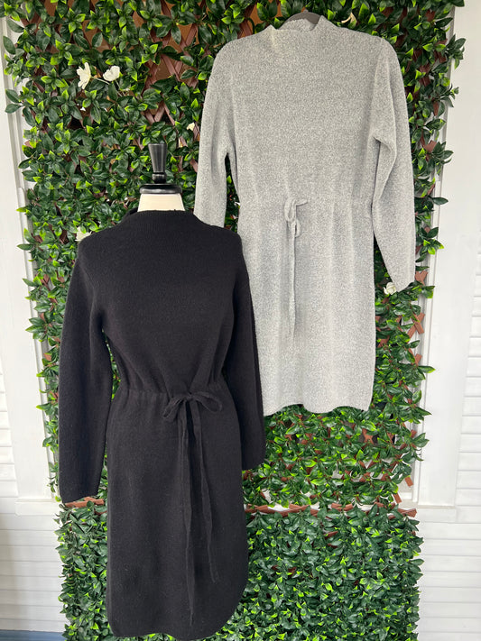 Mock Neck Sweater Dress
