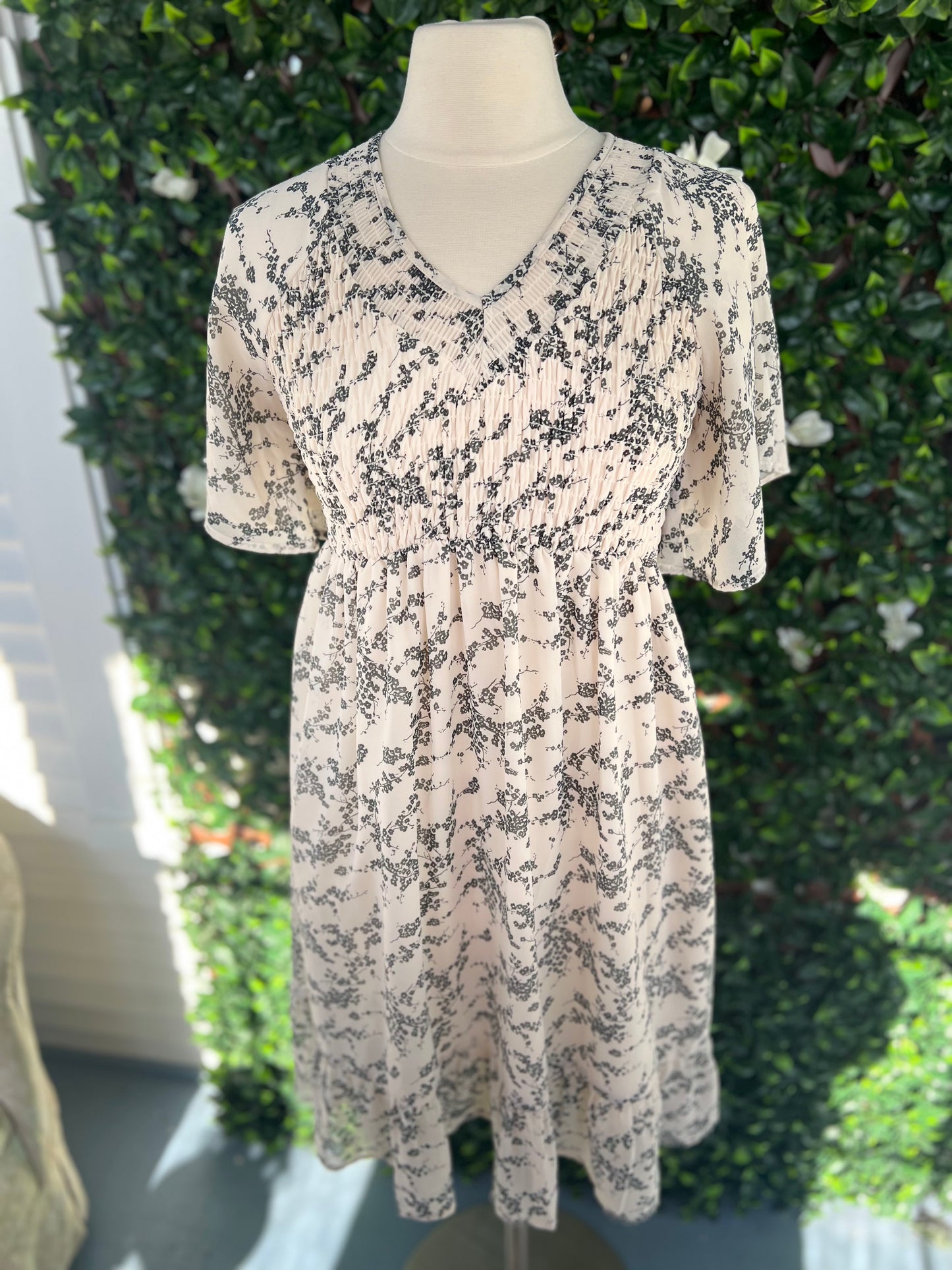 Cloudburst Floral dress