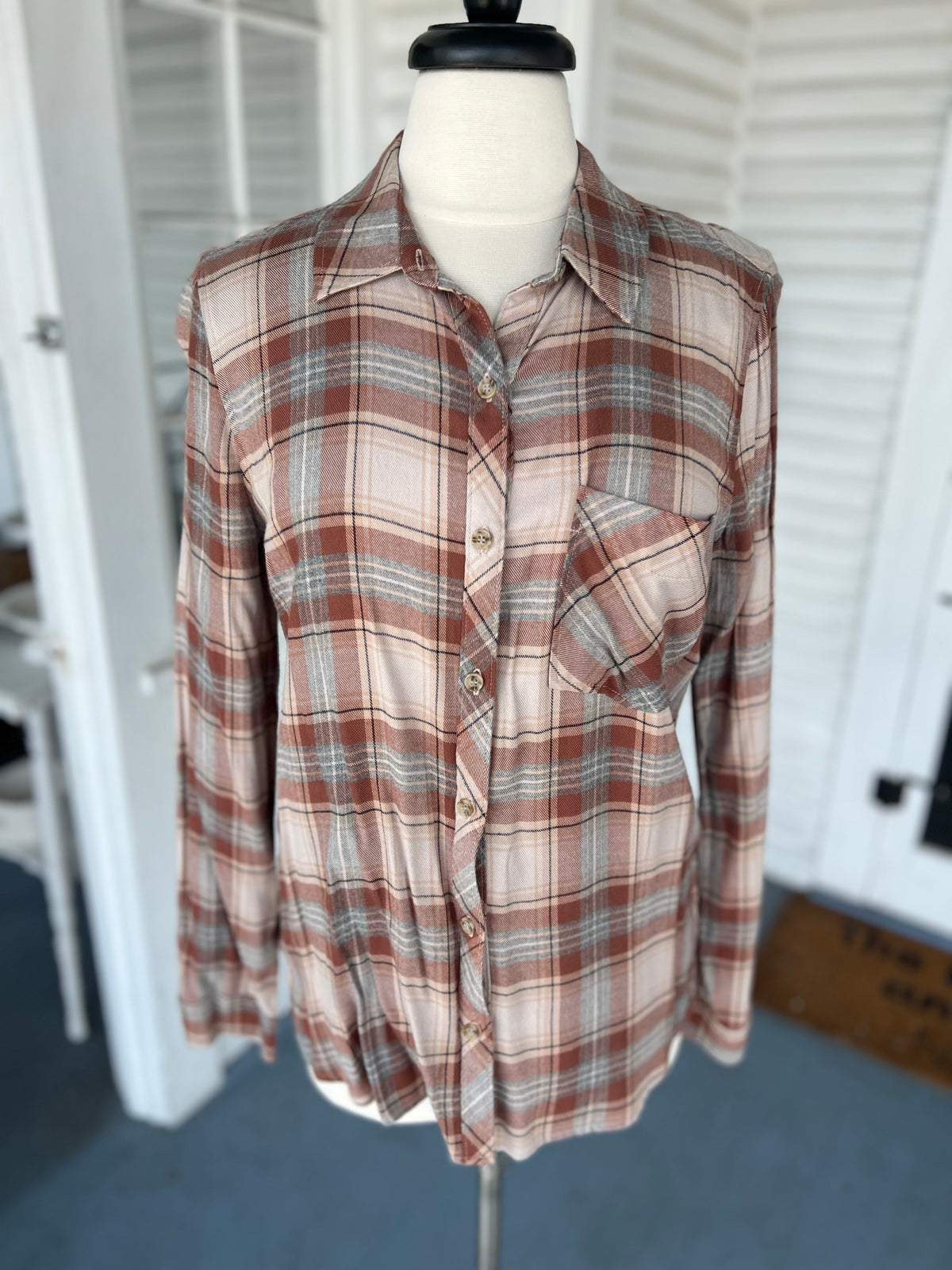 Plaid Flannel Shirt