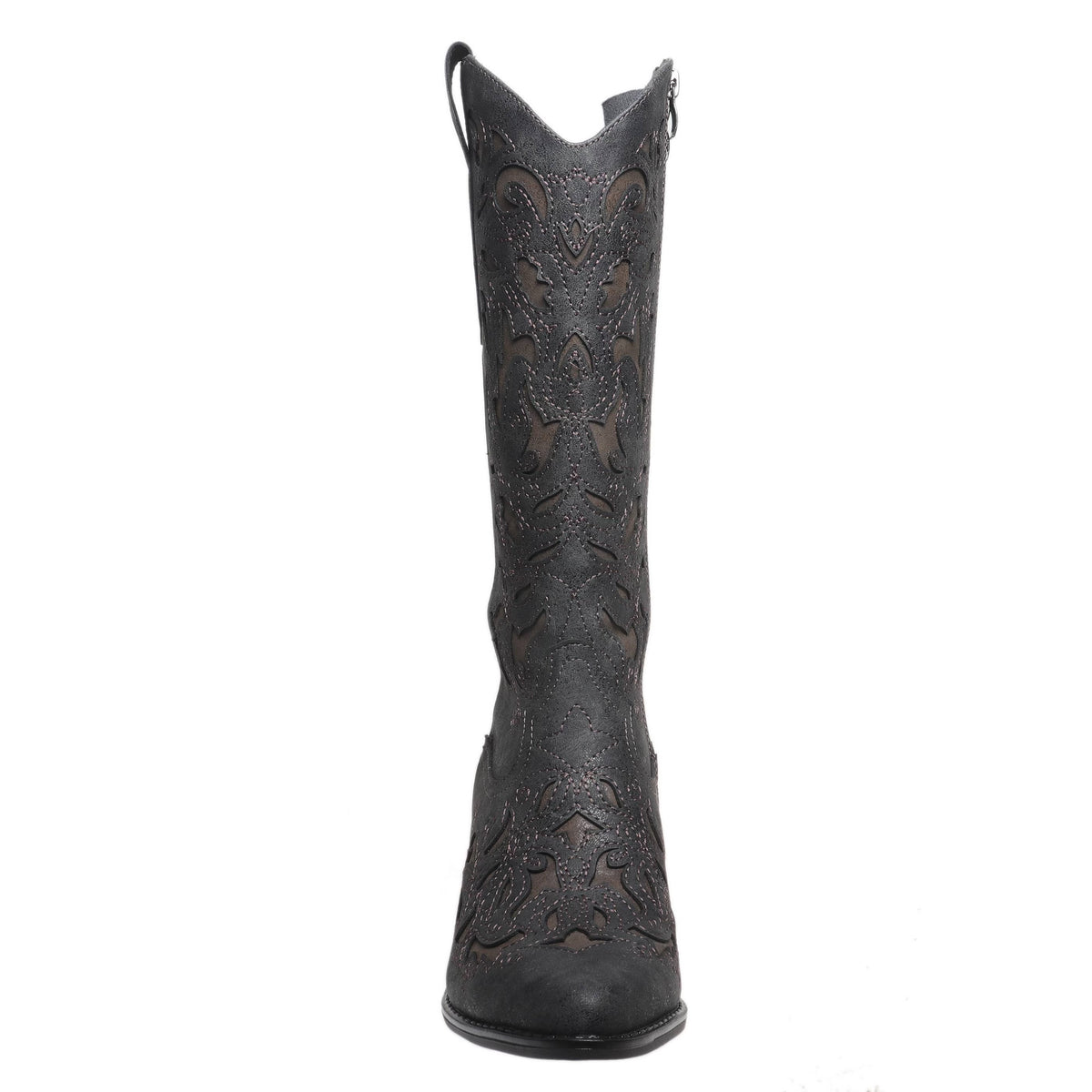 Whitney Inlay Cowgirl Boots