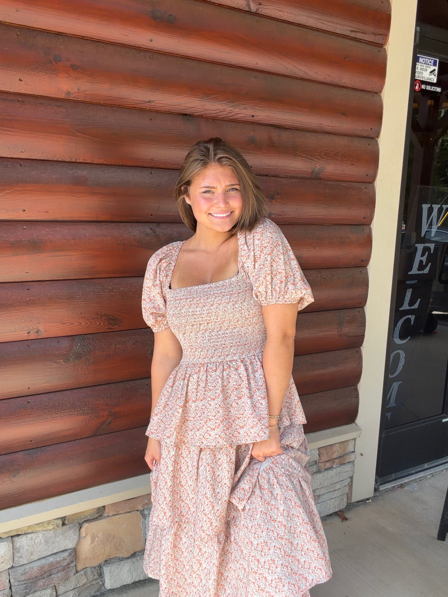 Everyday Romance Floral Smocked Maxi Dress