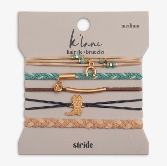 “Stride” Hair Tie Bracelets