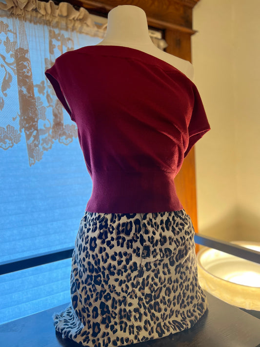 Adjustable Leopard Skirt