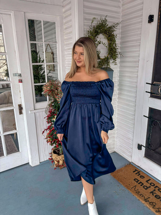Satin Maxi Dress