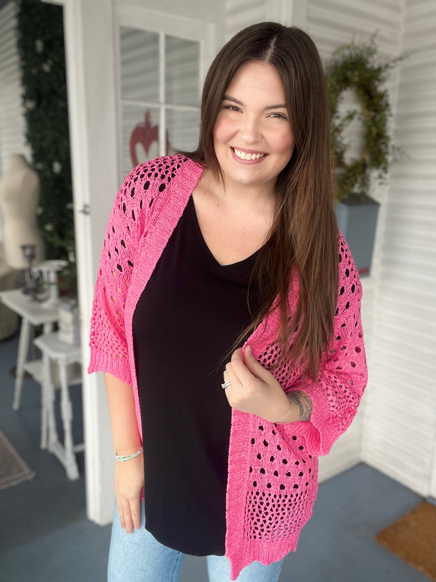 One Size Crochet Cardigan