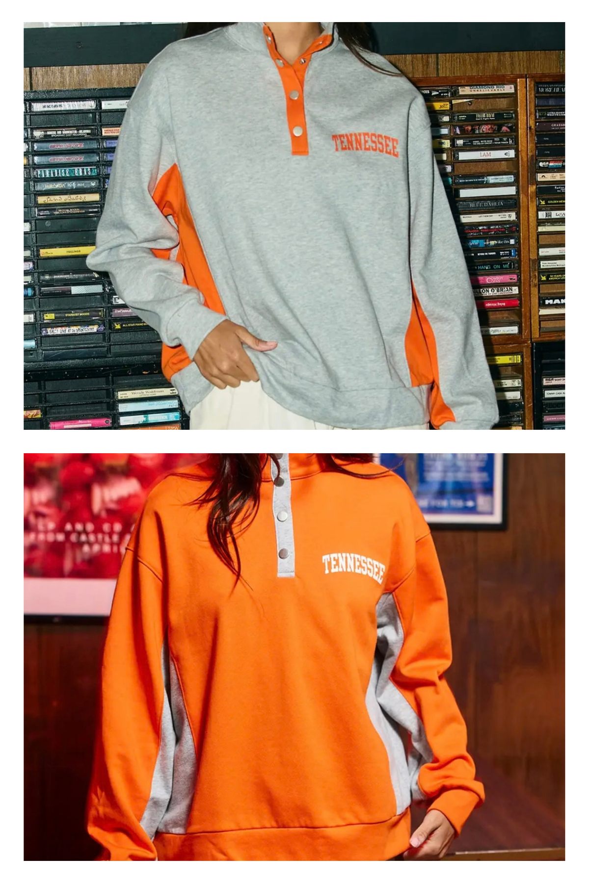 Tennessee Graphic Half-Snap Pullover