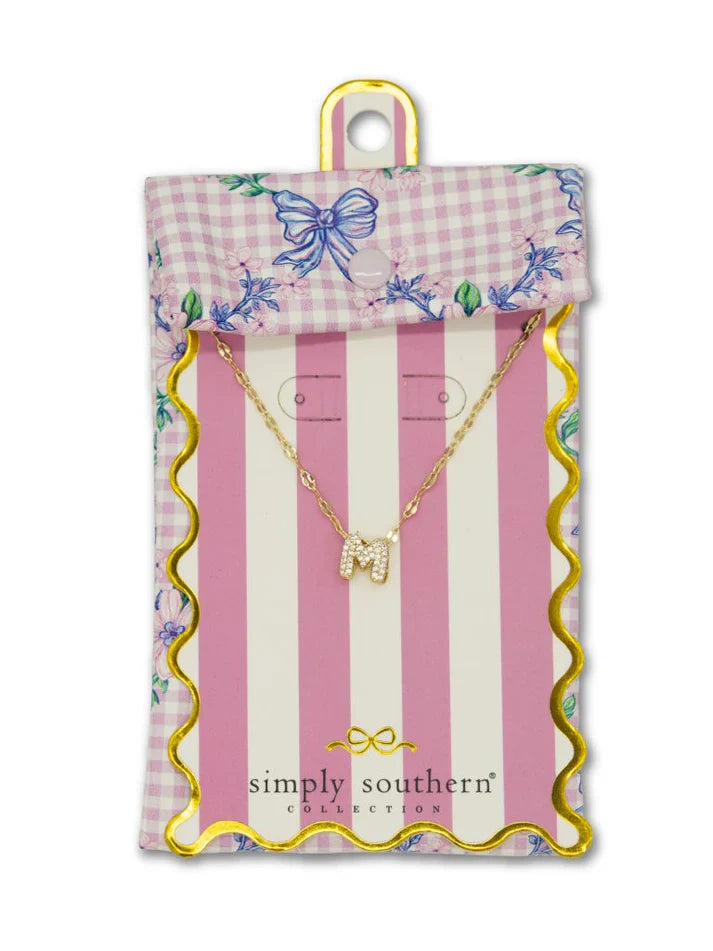 SS Initial Necklace
