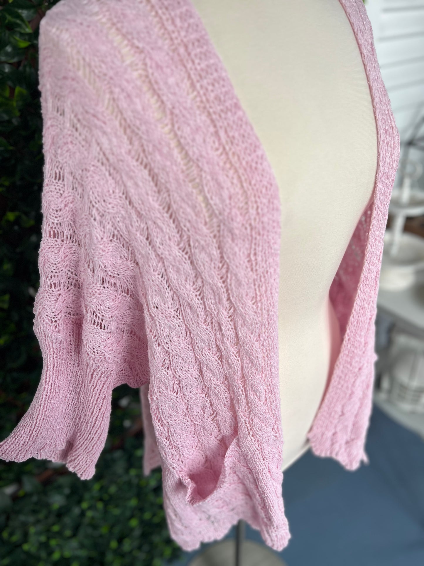 SS Crochet Pocket Cardigan