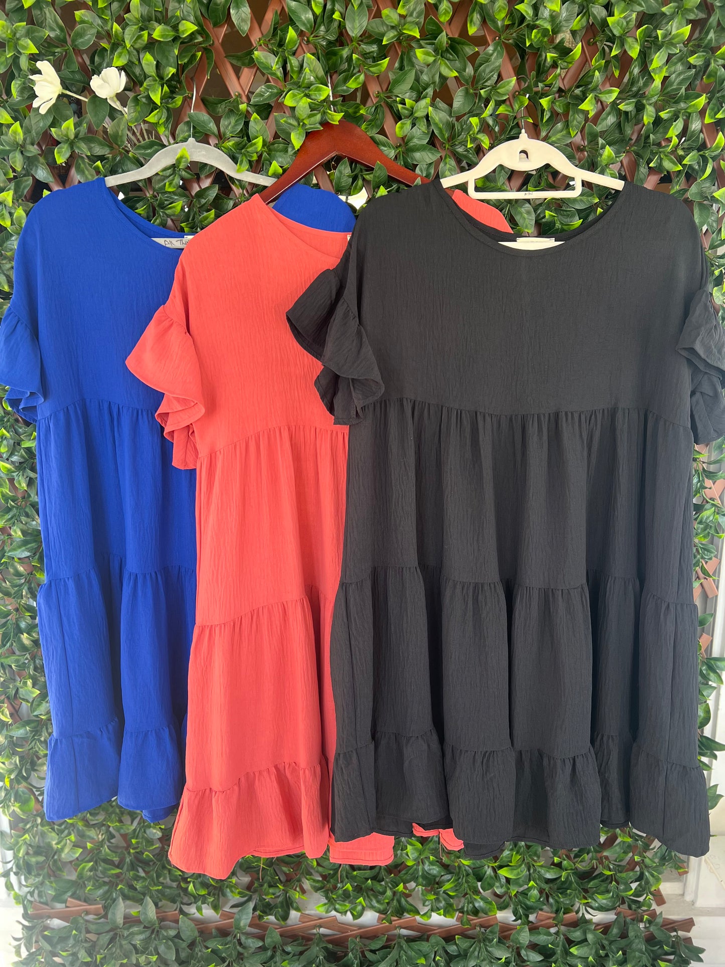 Tiered Ruffle Babydoll Dress