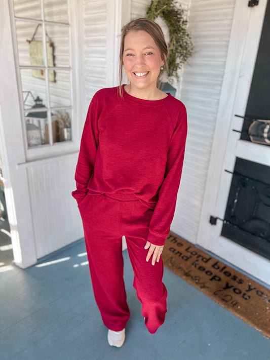 Two Piece Textured Lounge Set