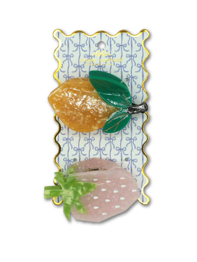 Fruit Claw Clips
