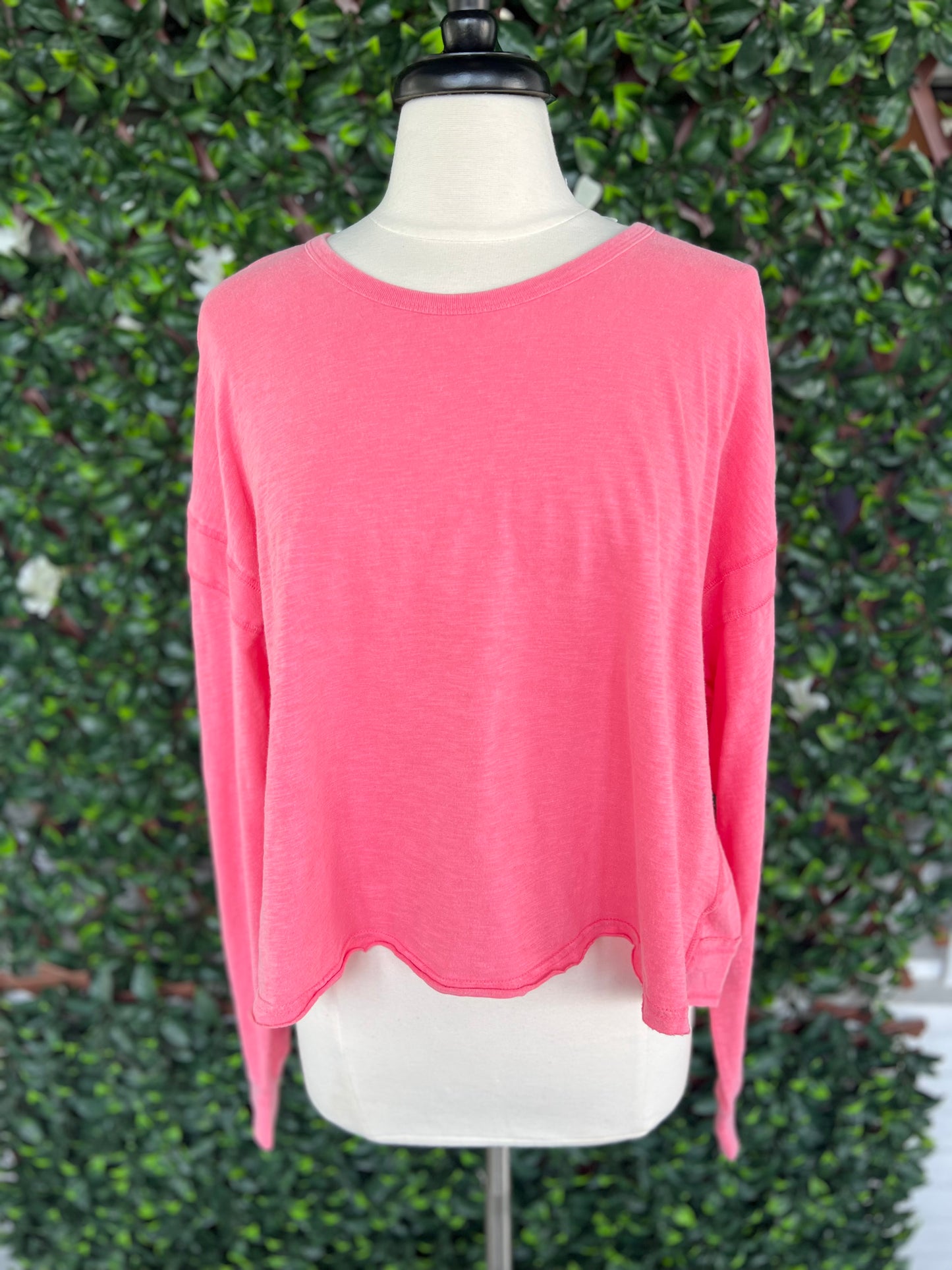 Back Cut-Out LS Top