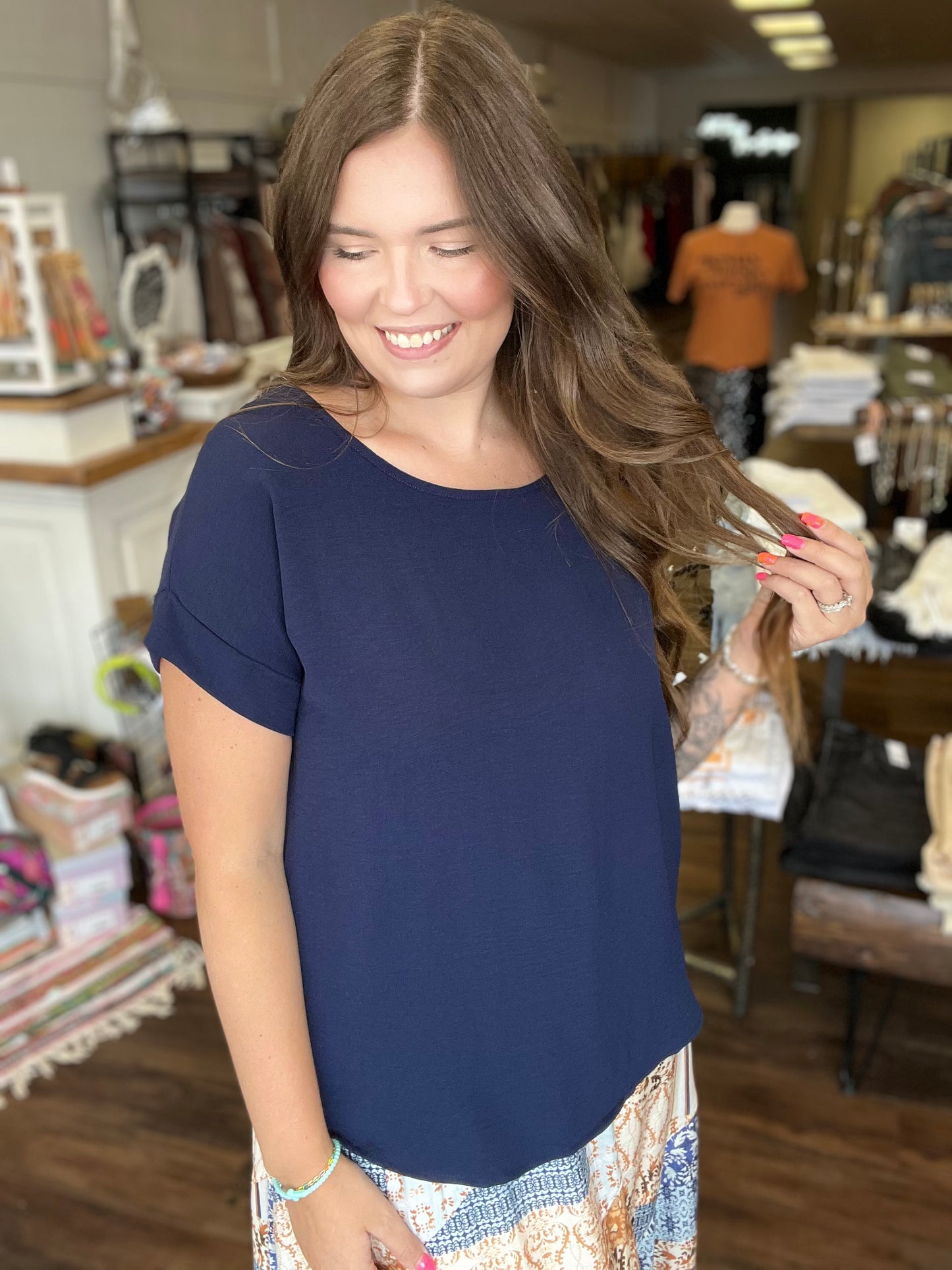 Airflow Cuff Sleeve Top