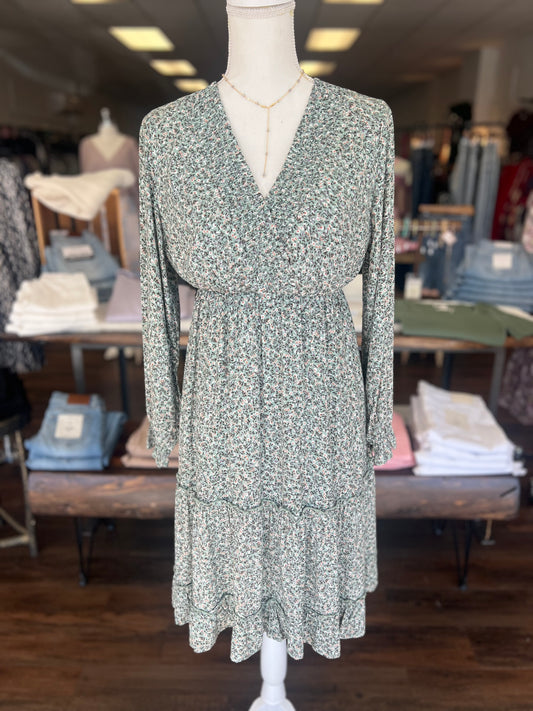 Lucky Clover Midi Dress