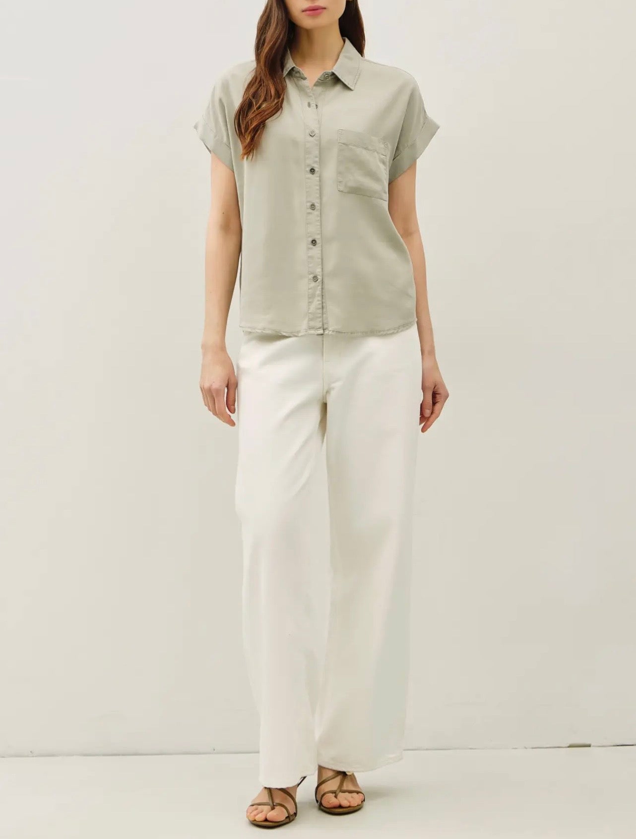 Tencel SS Button Down Shirt