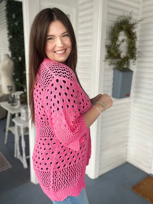 One Size Crochet Cardigan