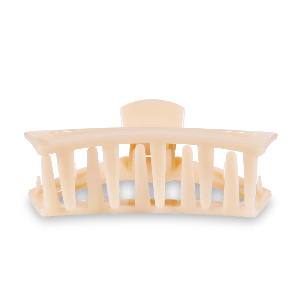 Open Almond Beige Hair Clip