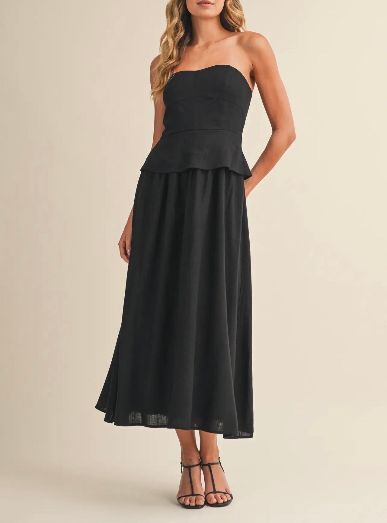 Tube Top Midi Dress