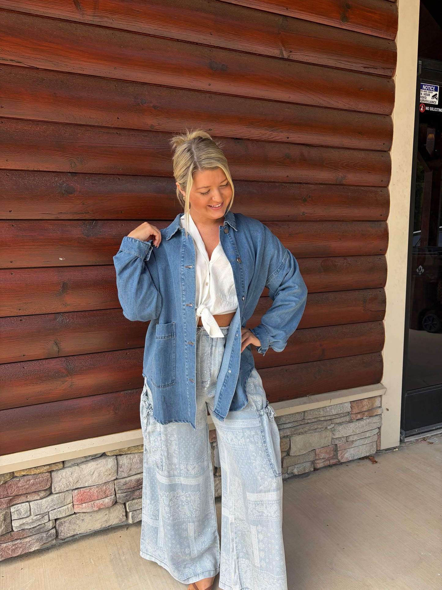 Denim Oversized Shacket