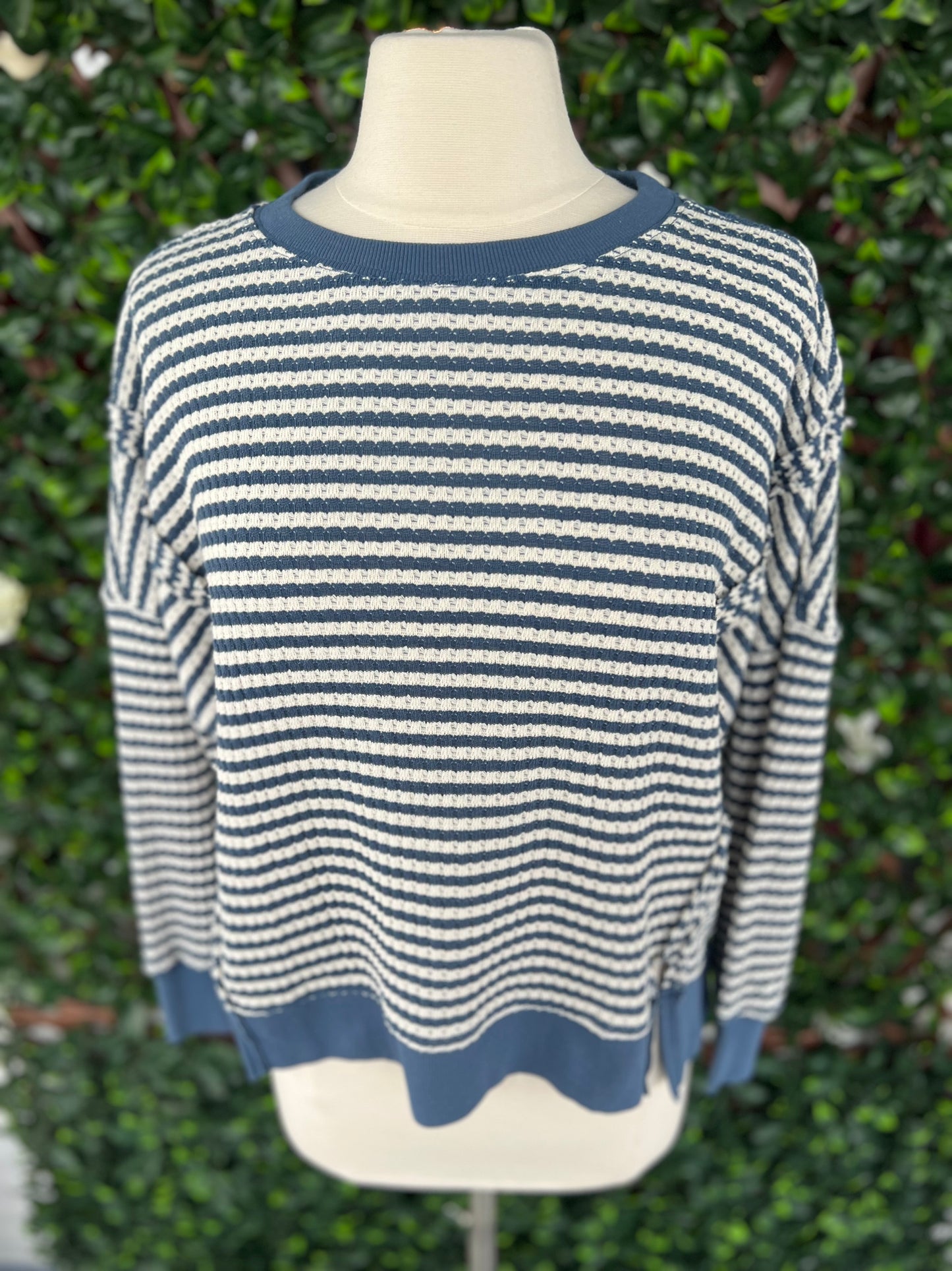 Striped LS Top