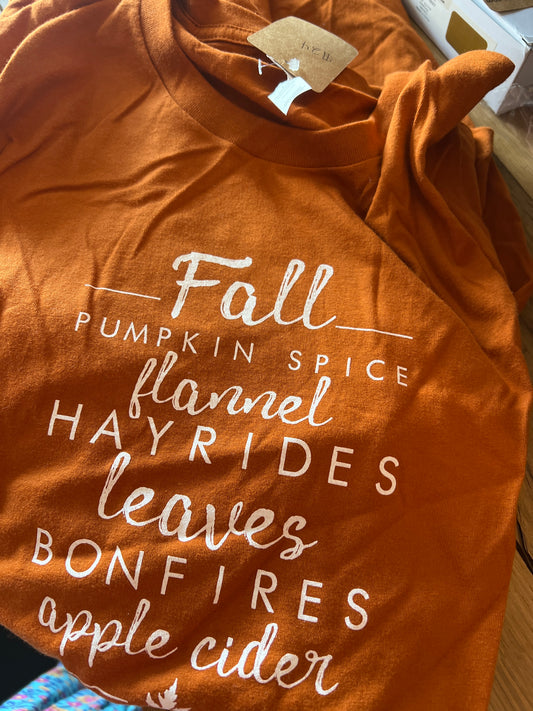 Fall Fun Tshirt