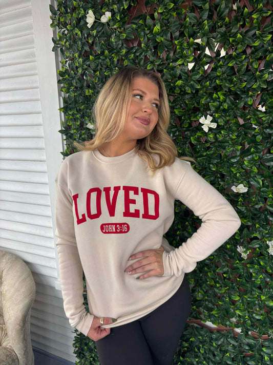 LOVED John 3:16 Sweatshirt