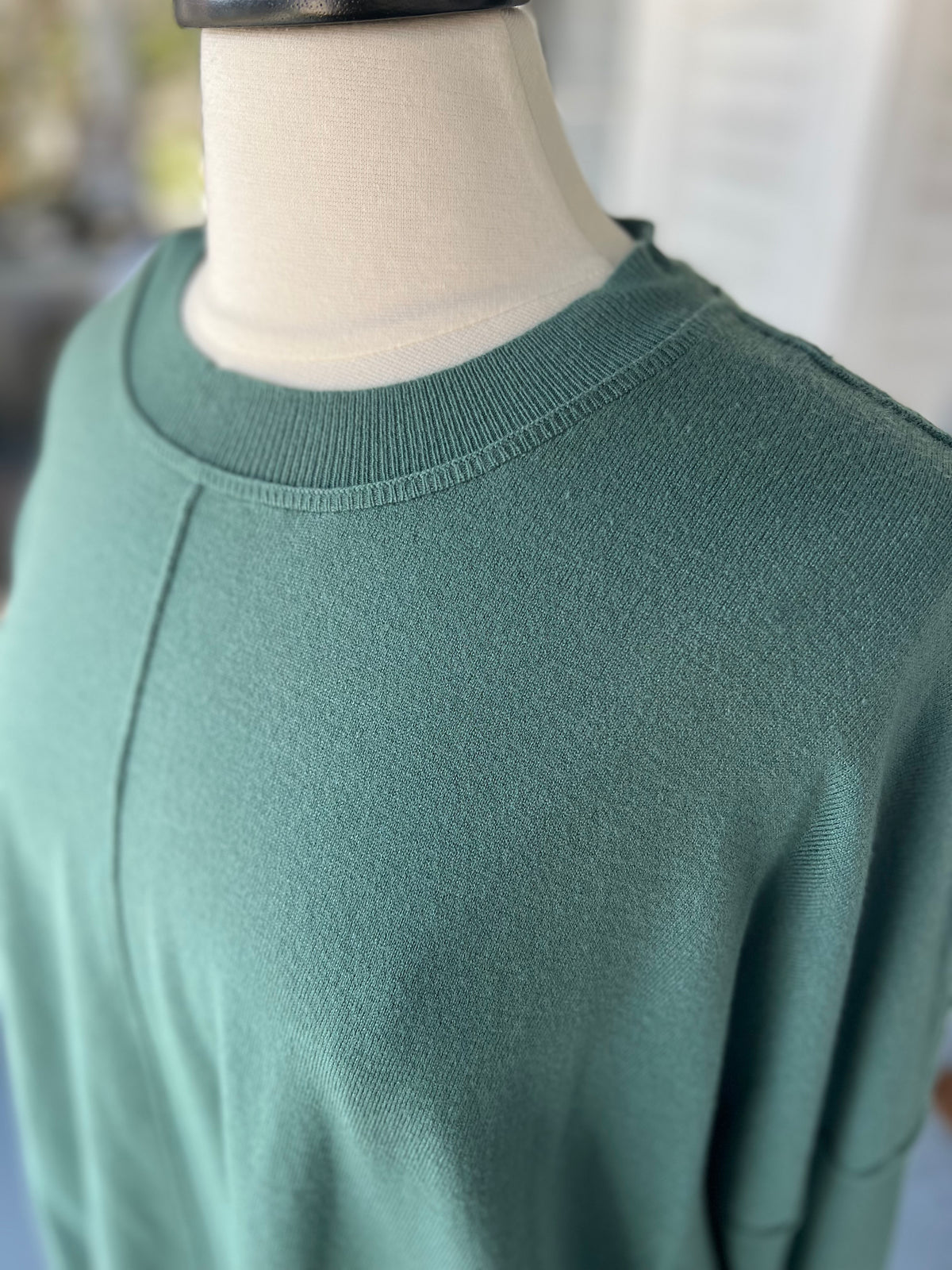 Lightweight LS Crew Sweater Top