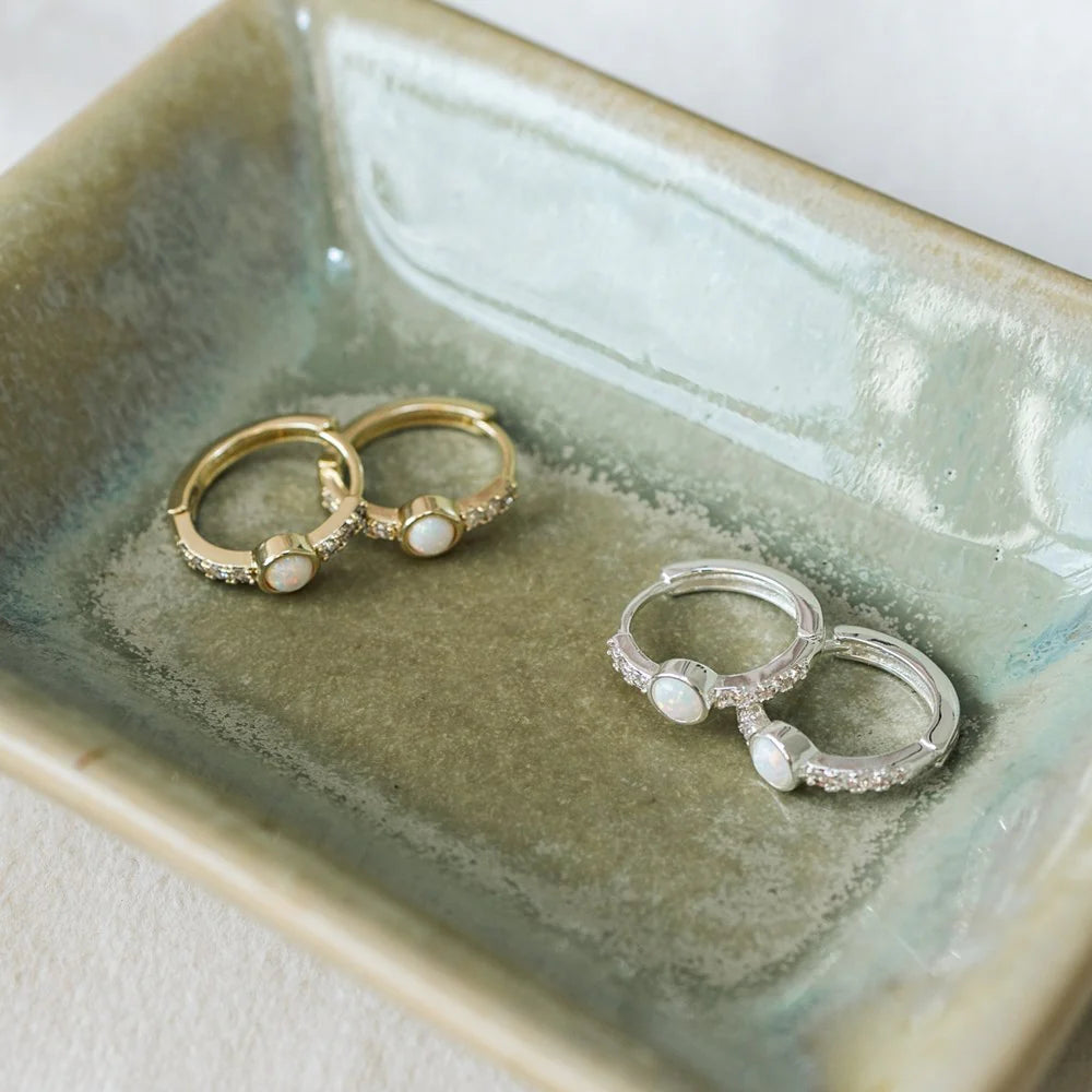 Opal Gleam Hoop