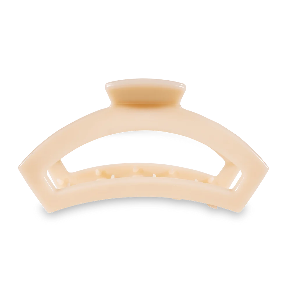 Open Almond Beige Hair Clip