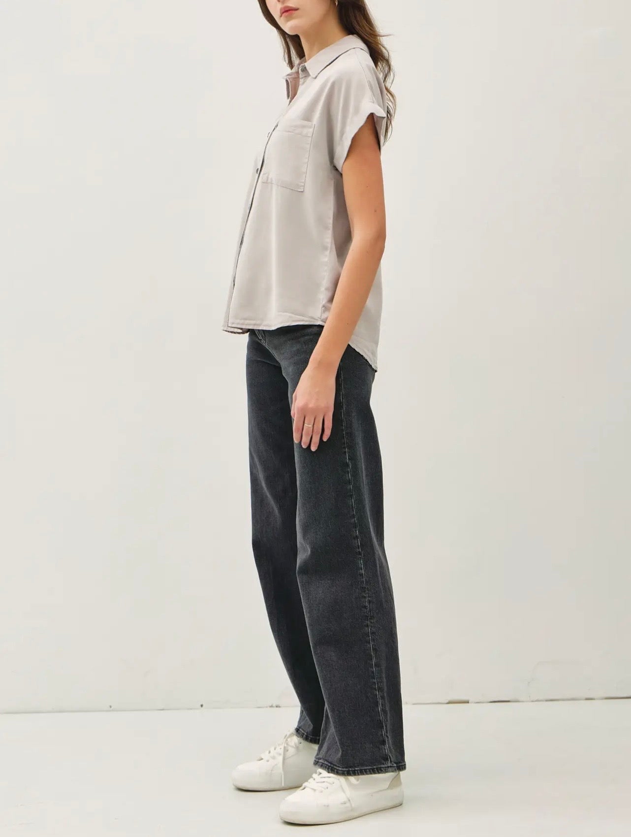 Tencel SS Button Down Shirt