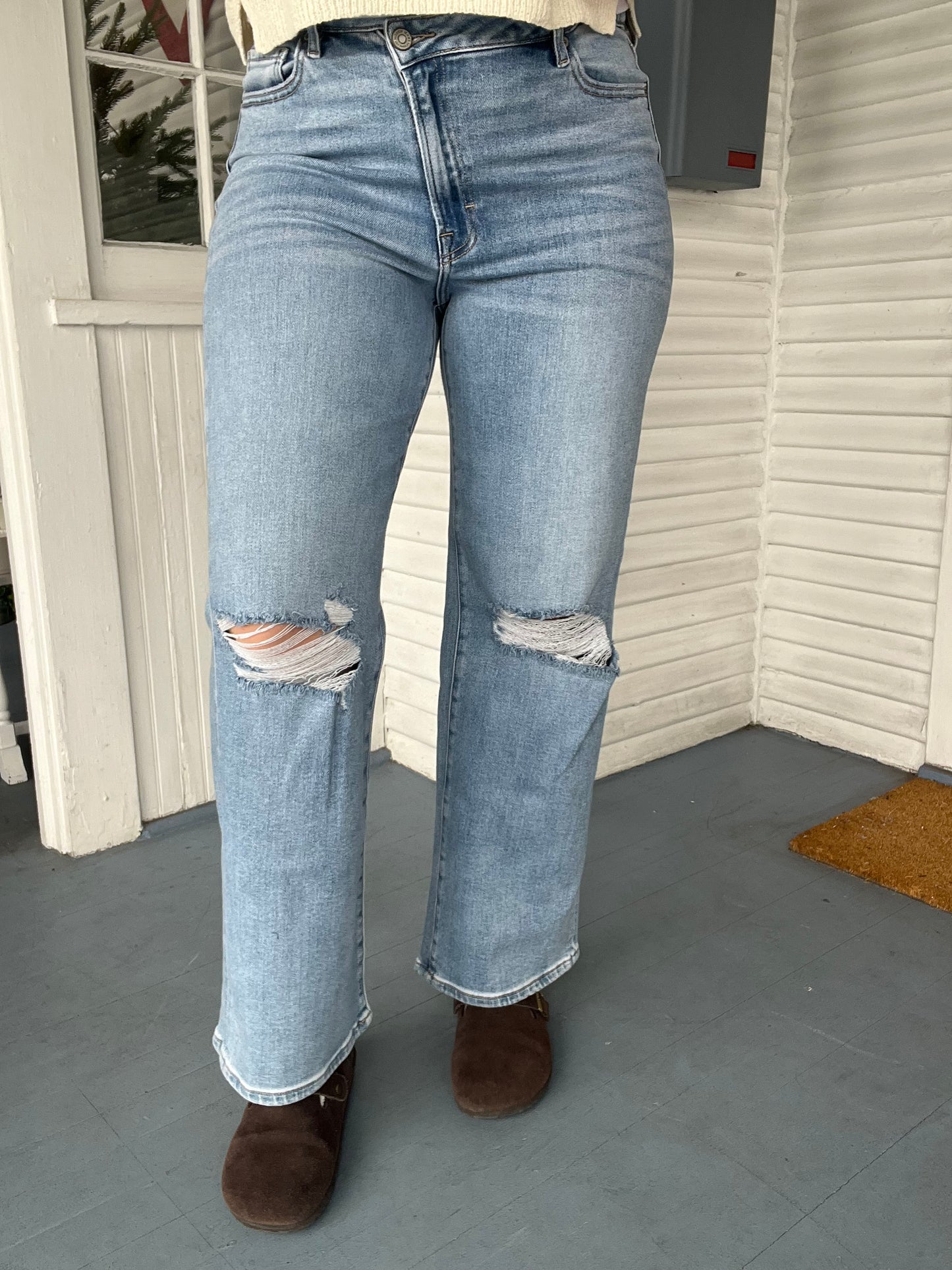 High Rise Wide Leg Jeans