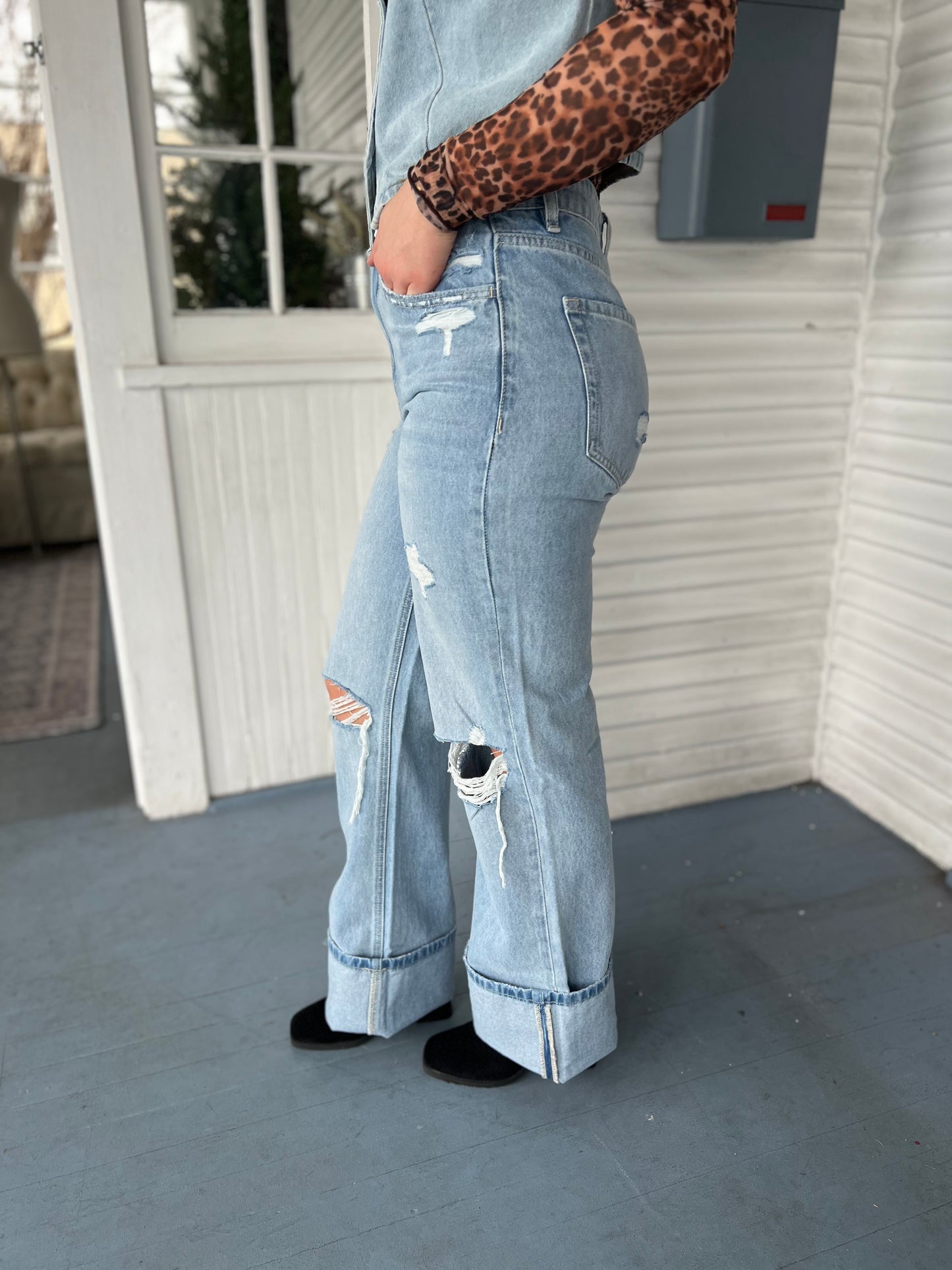 Super High Rise 90s Vintage Flare