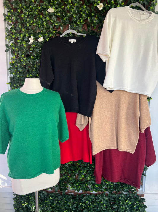 S/S Boxy Sweater
