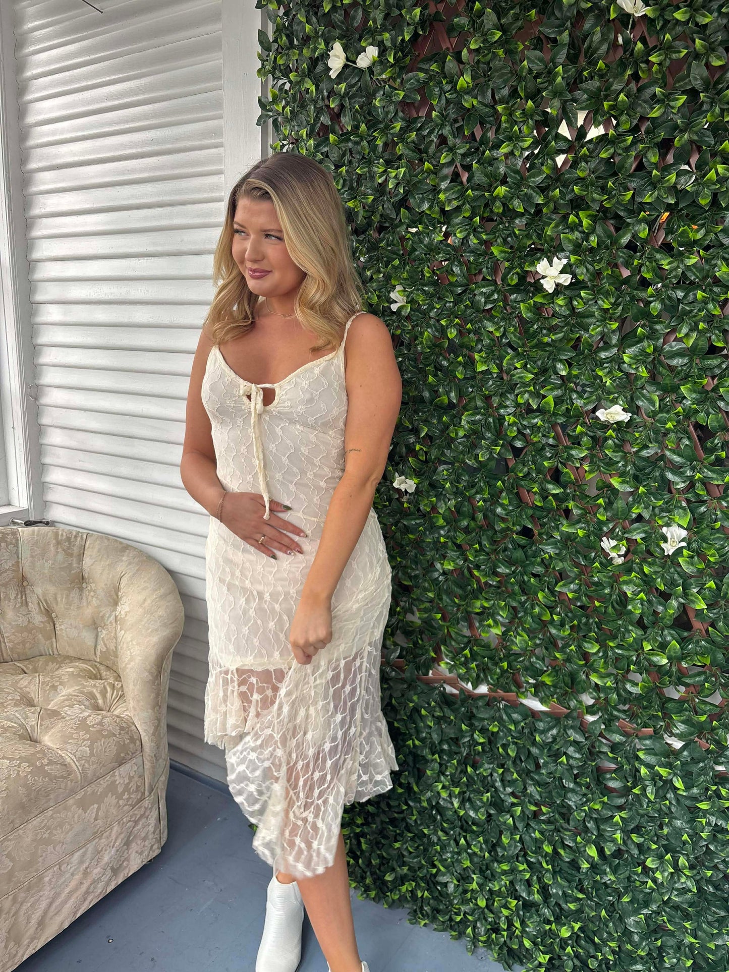 HiLow Lace Maxi