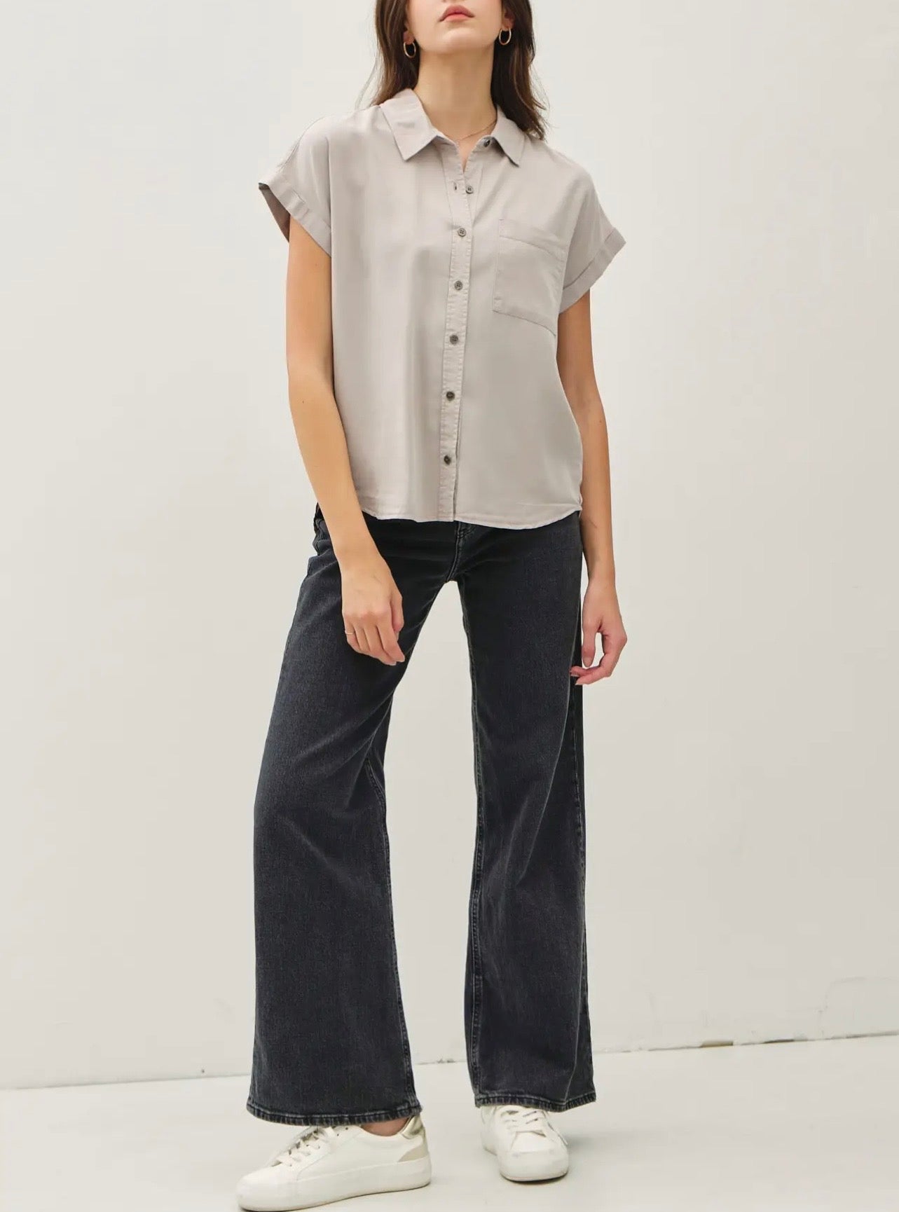 Tencel SS Button Down Shirt