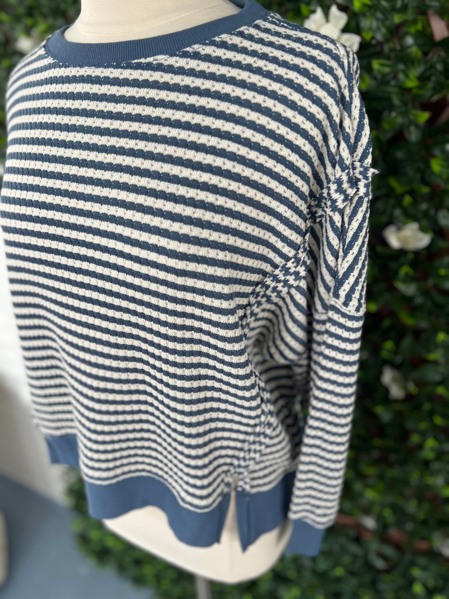 Striped LS Top