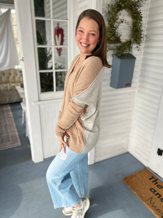 Dual Tone Cardigan