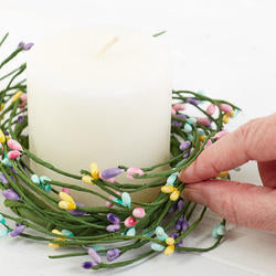 3.5” Happy Spring Pip Berry Candle Ring
