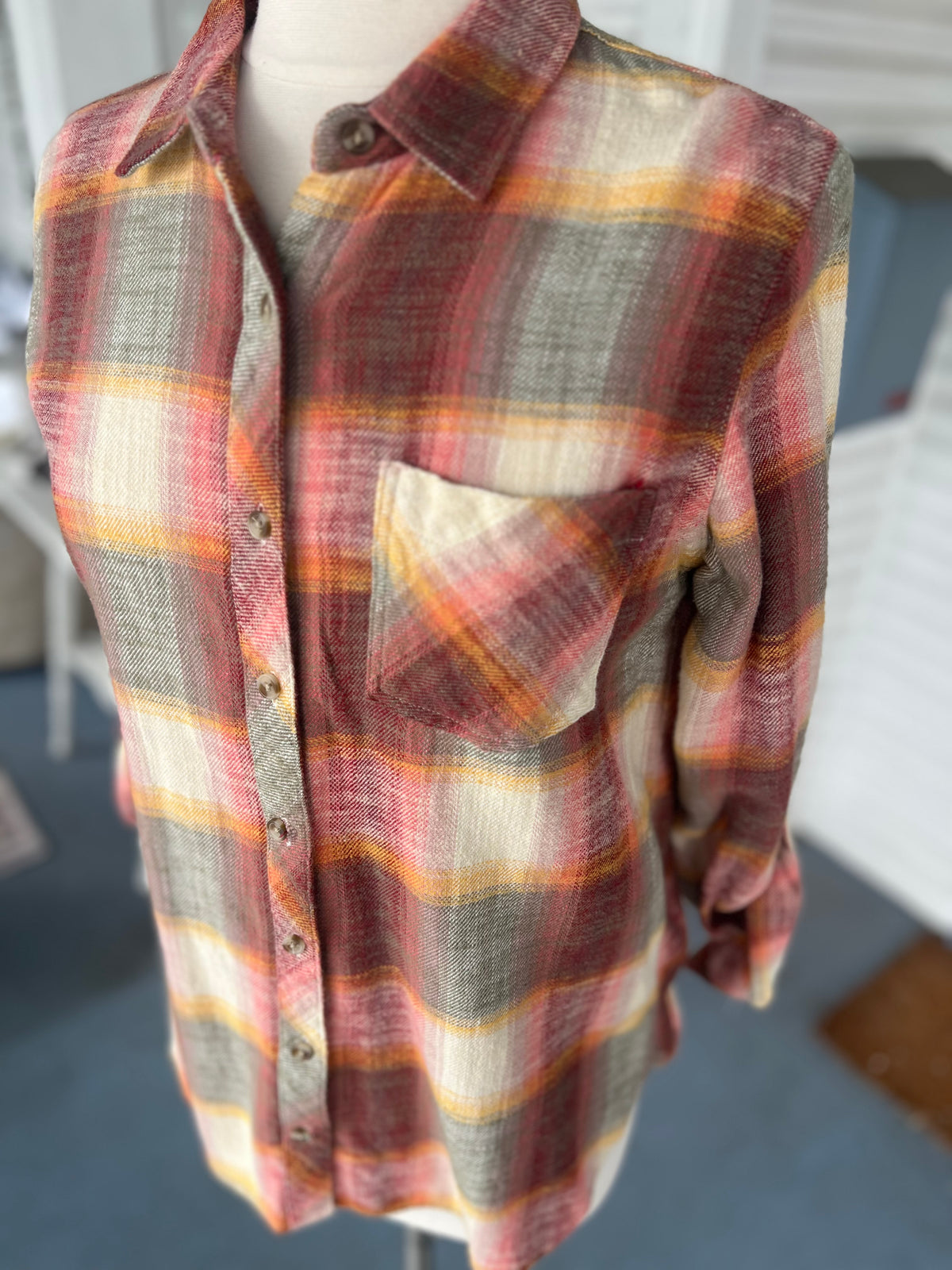 Fall Mix Plaid Flannel