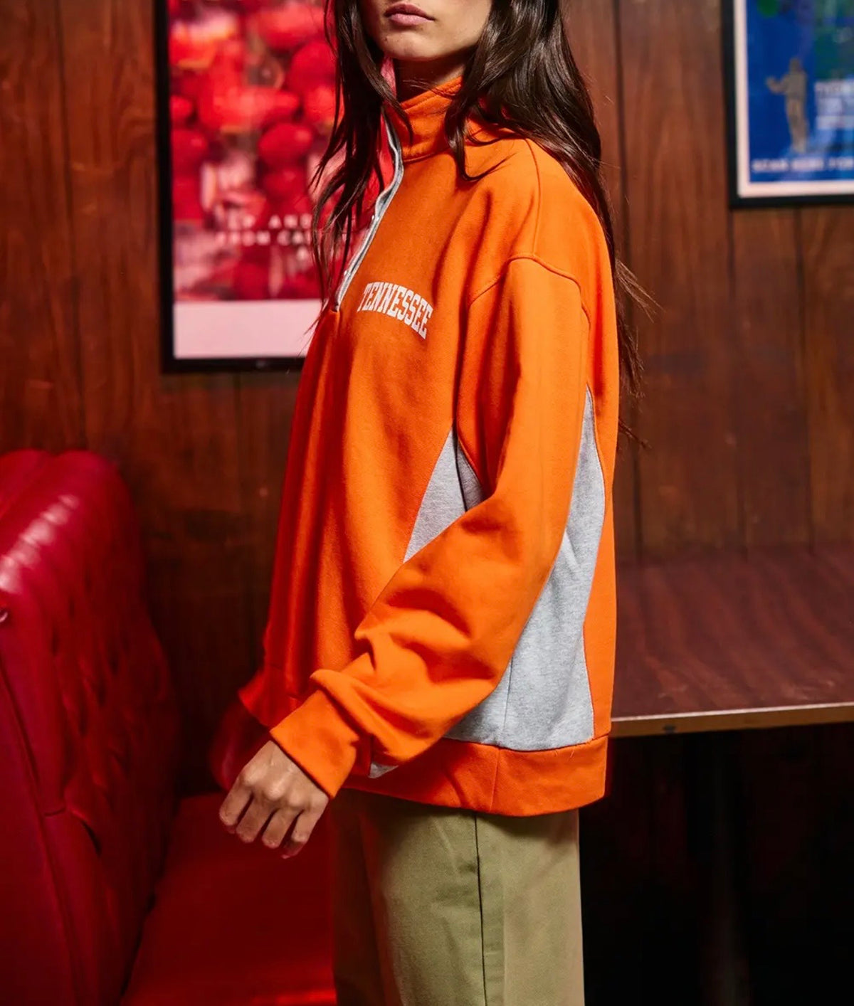 Tennessee Graphic Half-Snap Pullover