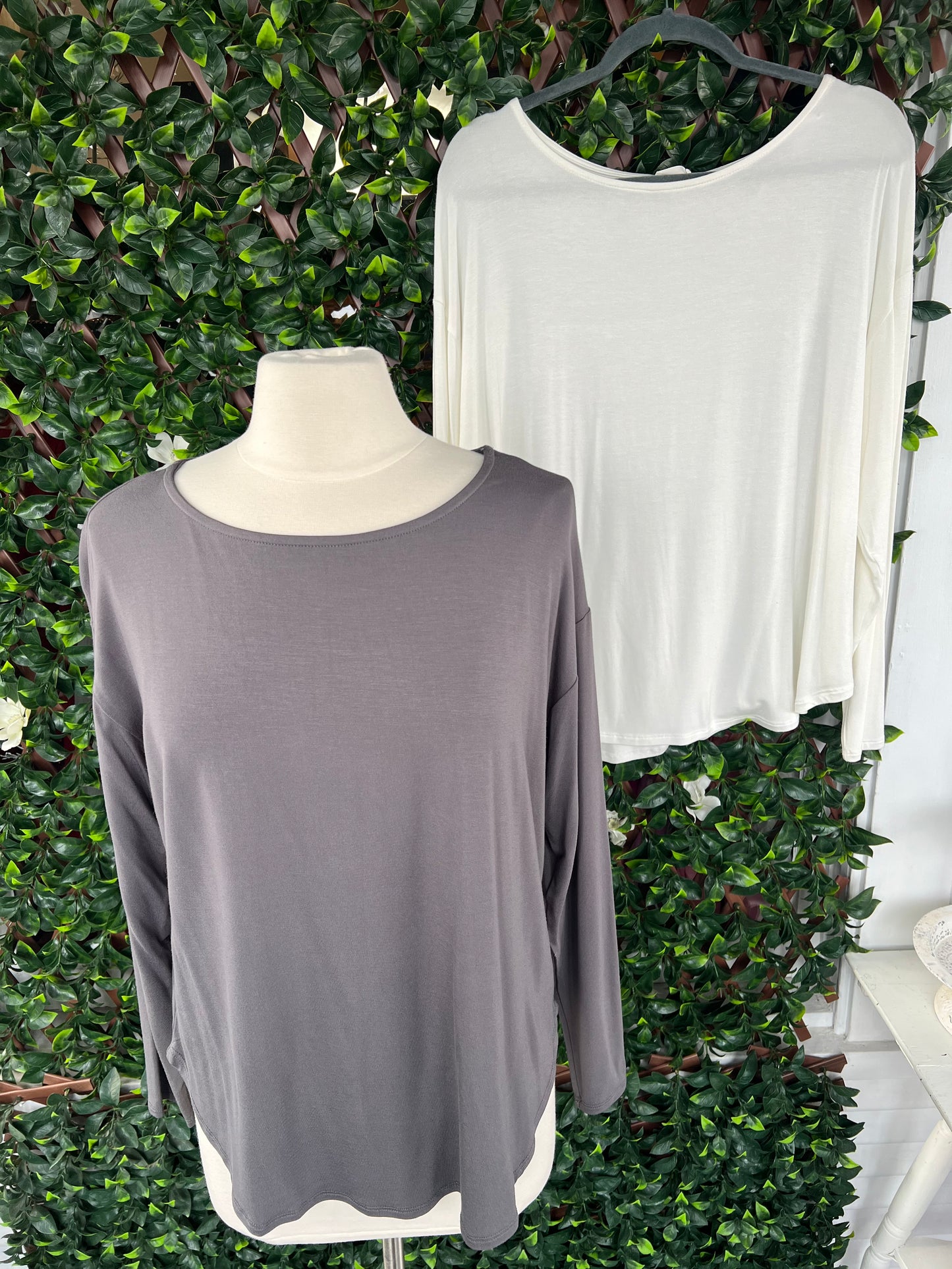 Lightweight LS Boatneck Top