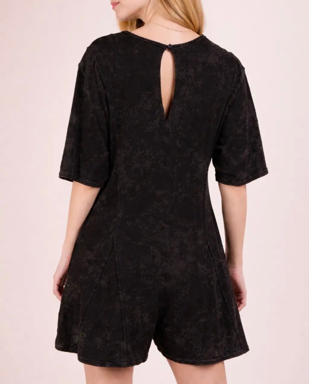 Mineral Wash Flowy Romper