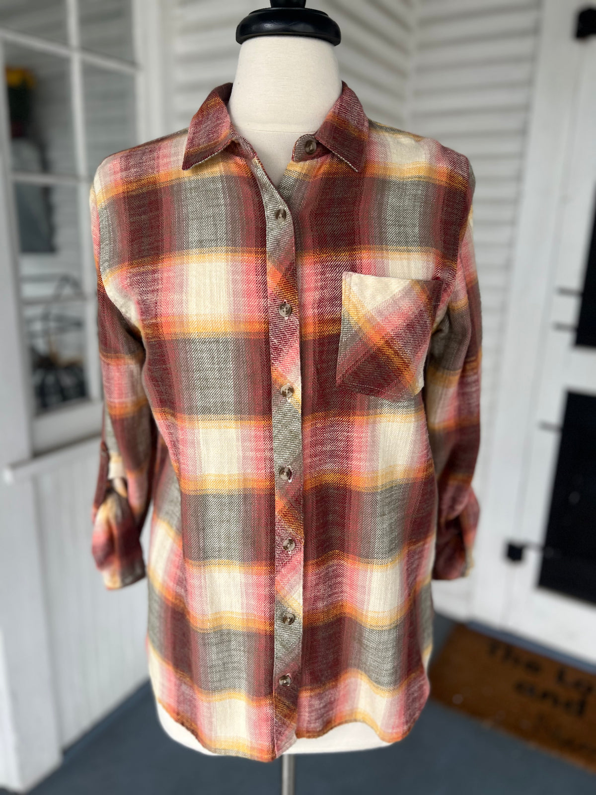 Fall Mix Plaid Flannel