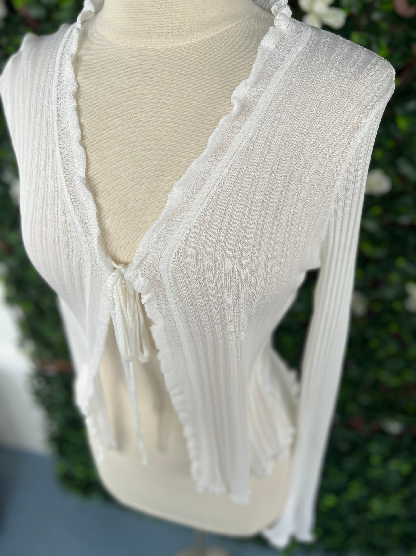 Lettuce Edge Sheer Cardigan