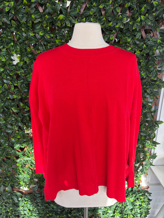 Red Crewneck Sweater